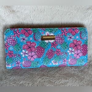 Simply Southern Floral and Pineapple Wallet